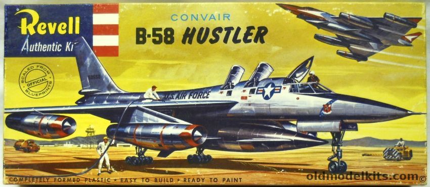 Revell 1/94 Convair B-58 Hustler - 'S' Issue, H252-129 plastic model kit